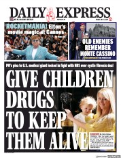 Daily Express (UK) Newspaper Front Page for 17 May 2019