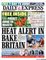 Daily Express (UK) Newspaper Front Page for 17 July 2021