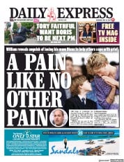 Daily Express (UK) Newspaper Front Page for 18 May 2019