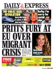 Daily Express (UK) Newspaper Front Page for 19 November 2021