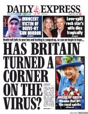 Daily Express (UK) Newspaper Front Page for 19 May 2020
