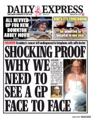 Daily Express (UK) Newspaper Front Page for 19 May 2021
