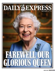 Daily Express front page for 19 September 2022