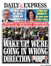 Daily Express (UK) Newspaper Front Page for 1 October 2020