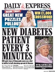 Daily Express (UK) Newspaper Front Page for 1 April 2019
