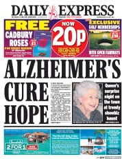 Daily Express (UK) Newspaper Front Page for 20 May 2017