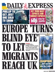 Daily Express (UK) Newspaper Front Page for 22 May 2023