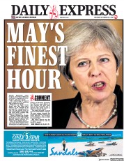 Daily Express (UK) Newspaper Front Page for 22 September 2018