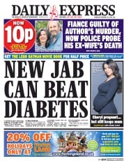 Daily Express (UK) Newspaper Front Page for 23 February 2017