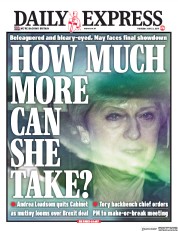 Daily Express (UK) Newspaper Front Page for 23 May 2019
