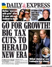 Daily Express (UK) Newspaper Front Page for 23 September 2022