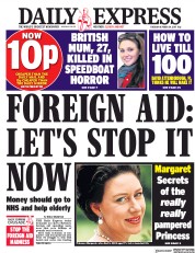 Daily Express (UK) Newspaper Front Page for 24 October 2017