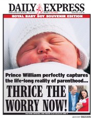Daily Express (UK) Newspaper Front Page for 24 April 2018
