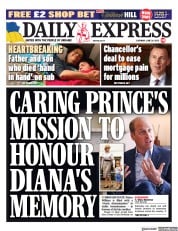 Daily Express (UK) Newspaper Front Page for 24 June 2023