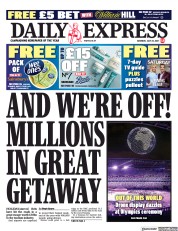 Daily Express (UK) Newspaper Front Page for 24 July 2021