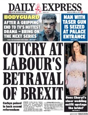 Daily Express (UK) Newspaper Front Page for 24 September 2018