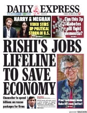 Daily Express (UK) Newspaper Front Page for 24 September 2020