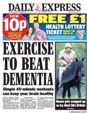 Daily Express (UK) Newspaper Front Page for 25 April 2017