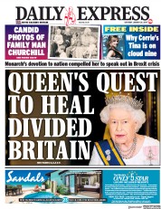 Daily Express (UK) Newspaper Front Page for 26 January 2019