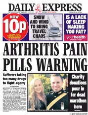 Daily Express (UK) Newspaper Front Page for 26 April 2016