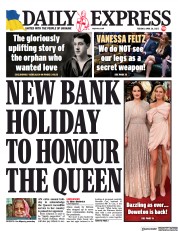 Daily Express (UK) Newspaper Front Page for 26 April 2022