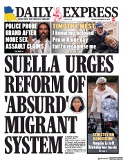 Daily Express (UK) Newspaper Front Page for 26 September 2023