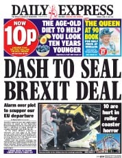 Daily Express (UK) Newspaper Front Page for 27 June 2016
