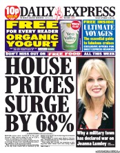 Daily Express Newspaper Front Page (UK) for 27 September 2011