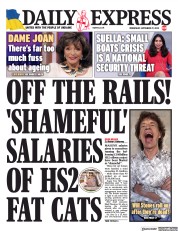 Daily Express (UK) Newspaper Front Page for 27 September 2023