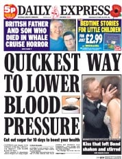 Daily Express (UK) Newspaper Front Page for 28 October 2015