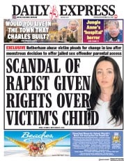 Daily Express (UK) Newspaper Front Page for 28 November 2018