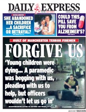 Daily Express (UK) Newspaper Front Page for 28 March 2018