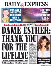 Daily Express (UK) Newspaper Front Page for 28 July 2018