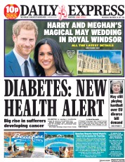 Daily Express (UK) Newspaper Front Page for 29 November 2017