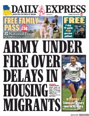 Daily Express (UK) Newspaper Front Page for 29 July 2023