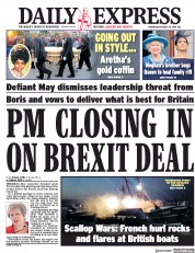 Daily Express (UK) Newspaper Front Page for 29 August 2018
