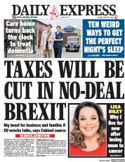 Daily Express (UK) Newspaper Front Page for 2 October 2018