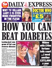 Daily Express (UK) Newspaper Front Page for 2 December 2015