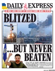 Daily Express (UK) Newspaper Front Page for 2 March 2022