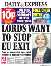 Daily Express (UK) Newspaper Front Page for 2 August 2016