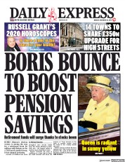 Daily Express (UK) Newspaper Front Page for 30 December 2019