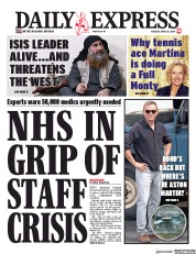 Daily Express (UK) Newspaper Front Page for 30 April 2019