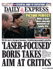 Daily Express (UK) Newspaper Front Page for 30 April 2021