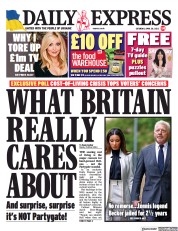 Daily Express (UK) Newspaper Front Page for 30 April 2022