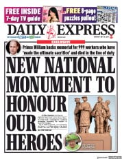 Daily Express (UK) Newspaper Front Page for 30 May 2020