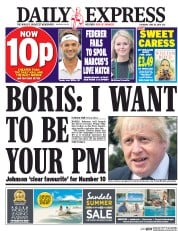 Daily Express (UK) Newspaper Front Page for 30 June 2016