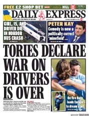 Daily Express front page for 30 September 2023
