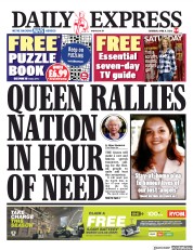 Daily Express (UK) Newspaper Front Page for 4 April 2020