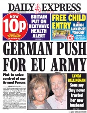 Daily Express (UK) Newspaper Front Page for 4 May 2016