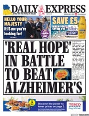 Daily Express (UK) Newspaper Front Page for 4 May 2023